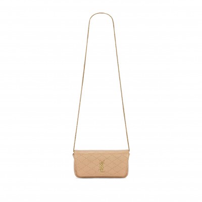 YSL GABY PHONE CASE IN LAMBSKIN 742579 (19*10*4.5cm)